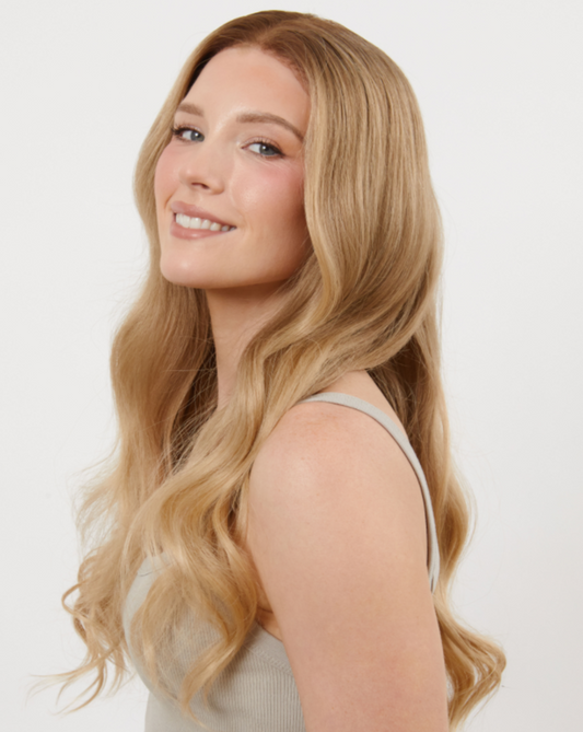J06 Wavy Lace Top Wigs Brazilian virgin hair